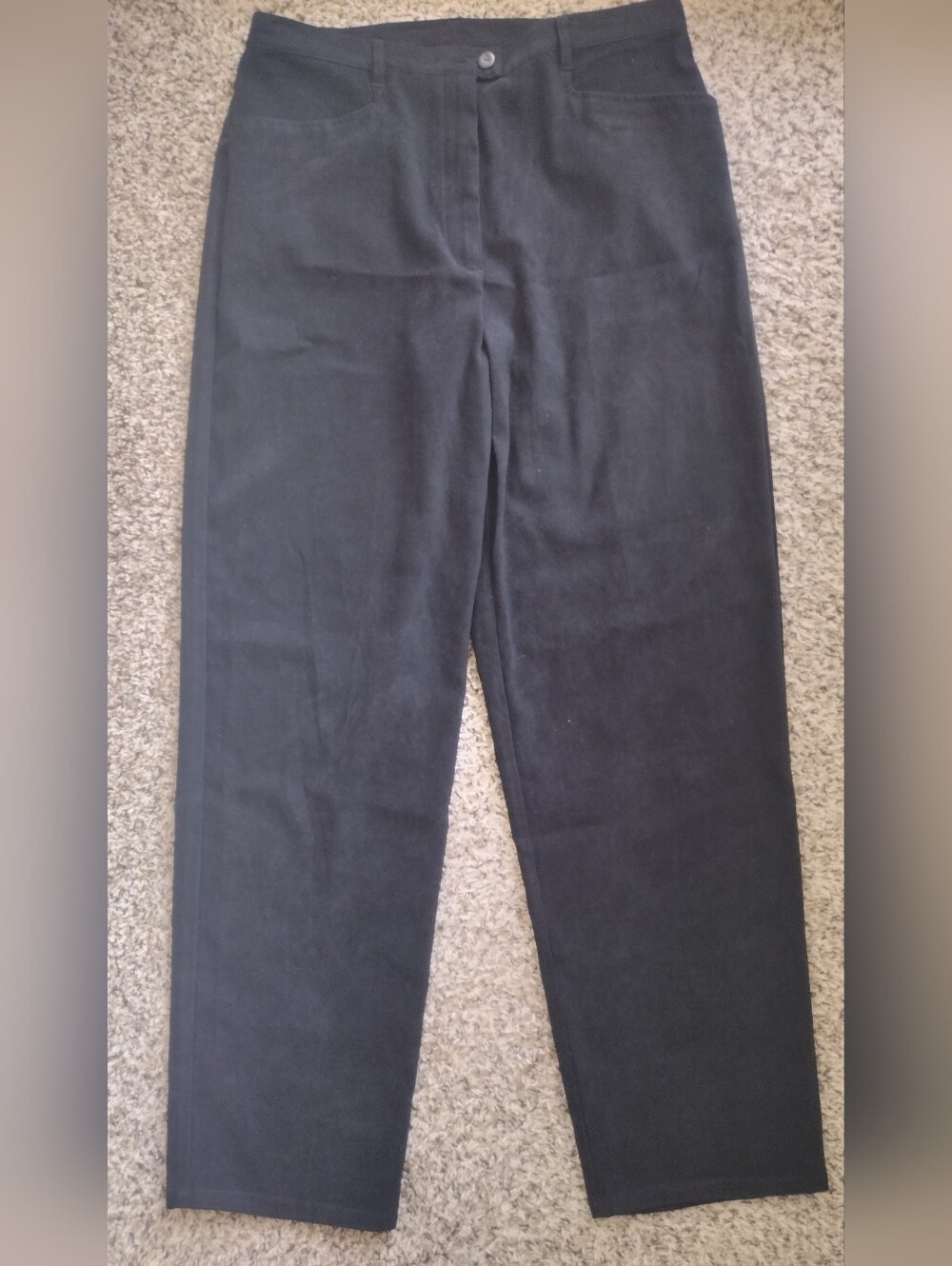 Vintage Style & Co. Black Dress Pants with Satin Lining
